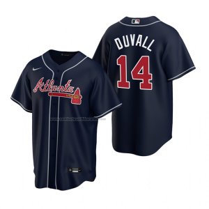 Camiseta Beisbol Hombre Atlanta Braves Adam Duvall Replica Alterno Azul