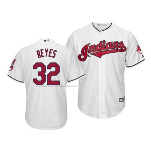 Camiseta Beisbol Hombre Cleveland Indians Franmil Reyes Cool Base Primera Blanco