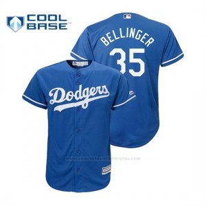 Camiseta Beisbol Nino Los Angeles Dodgers Cody Bellinger Cool Base Royal