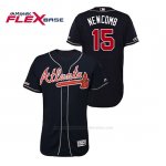 Camiseta Beisbol Hombre Atlanta Braves Sean Newcomb 150th Aniversario Patch Autentico Flex Base Azul