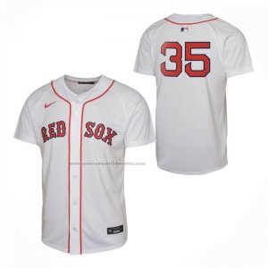 Camiseta Beisbol Nino Boston Red Sox Garrett Crochet Limited Blanco