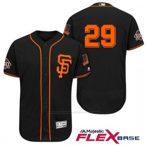 Camiseta Beisbol Hombre San Francisco Giants Jeff Samardzija Negro Alterno 60th Season Flex Base