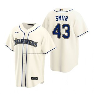 Camiseta Beisbol Hombre Seattle Mariners Joe Smith Replica Alterno Crema