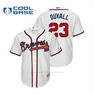 Camiseta Beisbol Hombre Atlanta Braves Adam Duvall Cool Base Official 1ª Blanco