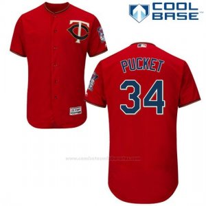 Camiseta Beisbol Hombre Minnesota Twins Kirby Pucket Scarlet Cool Base