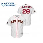 Camiseta Beisbol Hombre Boston Red Sox J.d. Martinez 2019 Gold Program Cool Base Blanco