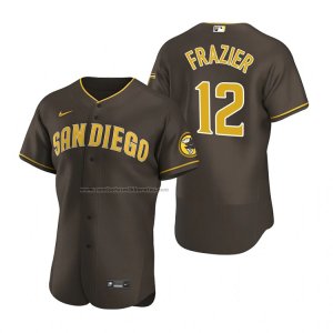 Camiseta Beisbol Hombre San Diego Padres Adam Frazier Autentico Road Marron