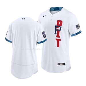 Camiseta Beisbol Hombre Pittsburgh Pirates 2021 All Star Autentico Blanco