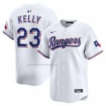 Camiseta Beisbol Hombre Texas Rangers Merrill Kelly Primera Limited Blanco