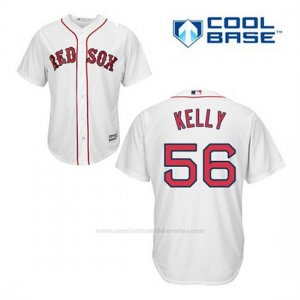 Camiseta Beisbol Hombre Boston Red Sox 56 Joe Kelly Blanco 1ª Cool Base