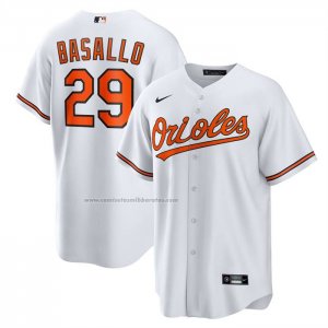 Camiseta Beisbol Hombre Baltimore Orioles Samuel Basallo Replica Blanco Camiseta Beisbol Hombre Baltimore Orioles Samuel Basallo Replica Blanco