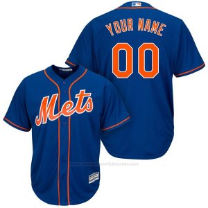 Camiseta Nino New York Mets Personalizada Azul