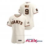 Camiseta Beisbol Hombre San Francisco Giants Brandon Belt Autentico Nike Blanco