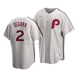 Camiseta Beisbol Hombre Philadelphia Phillies Jean Segura Cooperstown Collection Primera Blanco