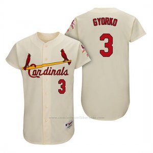 Camiseta Beisbol Hombre St. Louis Cardinals Jedd Gyorko Crema 1967 Turn Back The Clock Autentico