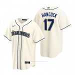 Camiseta Beisbol Hombre Seattle Mariners Emerson Hancock Replica 2020 Crema