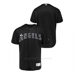 Camiseta Beisbol Hombre Los Angeles Angels 2019 Players Weekend Autentico Negro