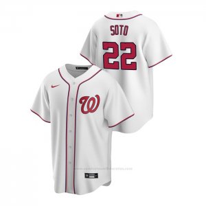 Camiseta Beisbol Hombre Washington Nationals Juan Soto Replica Primera Blanco