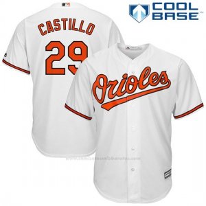 Camiseta Beisbol Hombre Baltimore Orioles 29 Welington Castillo Blanco Cool Base