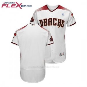 Camiseta Beisbol Hombre Arizona Diamondbacks Blanco 2018 Dia del Padre Flex Base