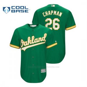 Camiseta Beisbol Hombre Oakland Athletics Matt Chapman Cool Base Kelly Green