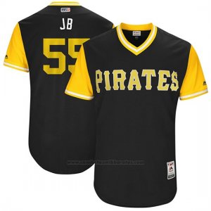 Camiseta Beisbol Hombre Pittsburgh Pirates 2017 Little League World Series Josh Bell Negro