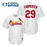 Camiseta Beisbol Hombre St. Louis Cardinals Chris Carpenter 29 Blanco 1ª Cool Base