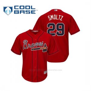 Camiseta Beisbol Hombre Atlanta Braves John Smoltz Cool Base Alternato 2019 Rojo
