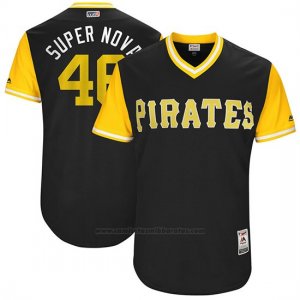 Camiseta Beisbol Hombre Pittsburgh Pirates 2017 Little League World Series Ivan Nova Negro