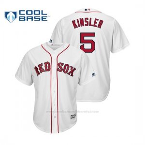 Camiseta Beisbol Hombre Chicago White Sox Ian Kinsler Cool Base Official 1ª Blanco