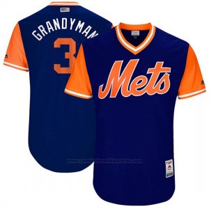 Camiseta Beisbol Hombre New York Mets 2017 Little League World Series Curtis Granderson Royal