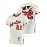 Camiseta Beisbol Hombre Baltimore Orioles Jim Palmer Cooperstown Collezione Autentico Cream