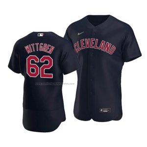 Camiseta Beisbol Hombre Cleveland Indians Nick Wittgren Alterno Autentico Azul