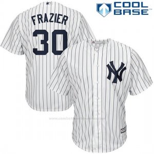 Camiseta Beisbol Hombre New York Yankees 30 Clint Frazier Blanco 1ª Cool Base