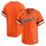 Camiseta Beisbol Hombre San Francisco Giants Throwback Cooperstown Limited Naranja