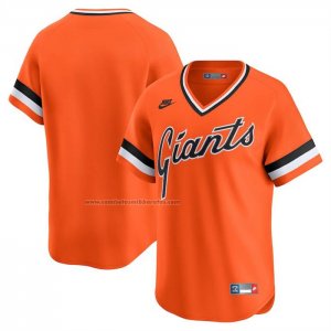 Camiseta Beisbol Hombre San Francisco Giants Throwback Cooperstown Limited Naranja