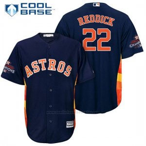 Camiseta Beisbol Hombre Houston Astros 2017 World Series Campeones Josh Rojodick Azul Cool Base
