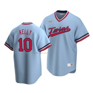 Camiseta Beisbol Hombre Minnesota Twins Tom Kelly Cooperstown Collection Road Azul