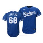 Camiseta Beisbol Nino Los Angeles Dodgers Ross Stripling Replica Alterno 2020 Azul