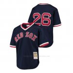 Camiseta Beisbol Nino Red Sox Wade Boggs Cooperstown Collection Mesh Batting Practice Azul
