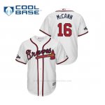 Camiseta Beisbol Hombre Atlanta Braves Brian Mccann 2019 Postseason Cool Base Blanco