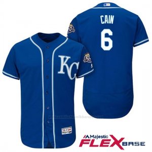 Camiseta Beisbol Hombre Kansas City Royals Lorenzo Cain 50th Season Flex Base