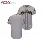 Camiseta Beisbol Hombre Astros 2018 Dia de los Caidos Flex Base Gris