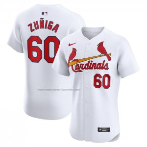 Camiseta Beisbol Hombre St. Louis Cardinals Guillermo Zuniga Primera Elite Blanco