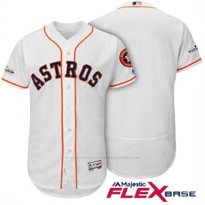 Camiseta Beisbol Hombre Houston Astros 2017 Postemporada Astros Blanco Flex Base
