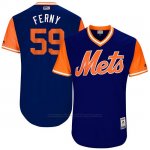 Camiseta Beisbol Hombre New York Mets 2017 Little League World Series Fernando Salas Royal