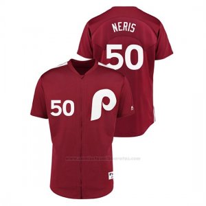 Camiseta Beisbol Hombre Philadelphia Phillies Hector Neris 1979 Saturday Night Special Autentico Rojo