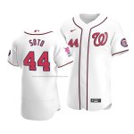 Camiseta Beisbol Hombre Washington Nationals Juan Soto Primera Run Derby 2021 All Star Blanco