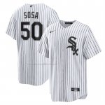 Camiseta Beisbol Hombre Chicago White Sox Lenyn Sosa Primera Replica Blanco