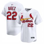 Camiseta Beisbol Hombre St. Louis Cardinals Joshua Baez Primera Limited Blanco Camiseta Beisbol Hombre St. Louis Cardinals Joshua Baez Primera Limited Blanco